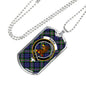 Baird Modern Clan Tartan Military Tag Bangle - kittentee
