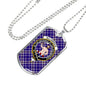 Allardice Clan Tartan Military Tag Bangle - kittentee