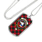 Belshes Clan Tartan Military Tag Bangle - kittentee