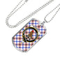 Boswell Modern Clan Tartan Military Tag Bangle