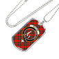 Butter Clan Tartan Military Tag Bangle