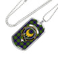 Arnott Clan Tartan Military Tag Bangle - kittentee