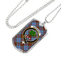 Anderson Modern Clan Tartan Military Tag Bangle - kittentee