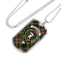 Buchanan Hunting Clan Tartan Military Tag Bangle