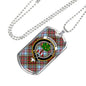 Anderson Ancient Clan Tartan Military Tag Bangle - kittentee