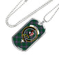 Byres Clan Tartan Military Tag Bangle