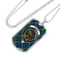Baird Ancient Clan Tartan Military Tag Bangle - kittentee