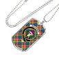 Buchanan Ancient Clan Tartan Military Tag Bangle
