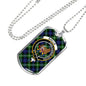 Baillie Modern Clan Tartan Military Tag Bangle - kittentee