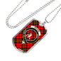 Brodie Modern Clan Tartan Military Tag Bangle