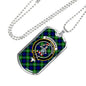 Bannerman Clan Tartan Military Tag Bangle - kittentee