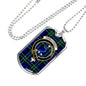 Arbuthnot Clan Tartan Military Tag Bangle - kittentee