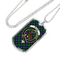 Blair Clan Tartan Military Tag Bangle - kittentee