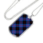 Angus Modern Clan Military Tag Bangle - kittentee