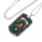 Aiton Ancient Clan Tartan Military Tag Bangle - kittentee