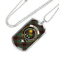 Buchan Ancient Clan Tartan Military Tag Bangle