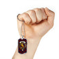 Broun Modern Clan Tartan Military Tag Bangle