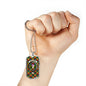 Buchanan Clan Tartan Military Tag Bangle