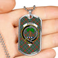 Bisset Clan Tartan Military Tag Bangle - kittentee