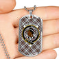 Borthwick Clan Tartan Military Tag Bangle