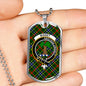 Bisset Pattern Clan Tartan Military Tag Bangle - kittentee