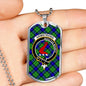 Armstrong Clan Tartan Military Tag Bangle - kittentee