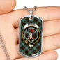 Brodie Clan Tartan Military Tag Bangle