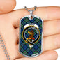 Baird Ancient Clan Tartan Military Tag Bangle - kittentee
