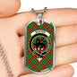 Baxter Clan Tartan Military Tag Bangle - kittentee