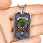 Anderson Modern Clan Tartan Military Tag Bangle - kittentee