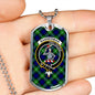 Bannerman Clan Tartan Military Tag Bangle - kittentee