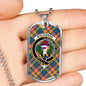 Buchanan Ancient Clan Tartan Military Tag Bangle