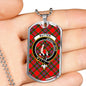 Butter Clan Tartan Military Tag Bangle