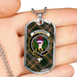 Buchanan Hunting Clan Tartan Military Tag Bangle