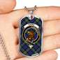 Baird Modern Clan Tartan Military Tag Bangle - kittentee