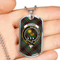 Buchan Ancient Clan Tartan Military Tag Bangle