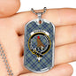 Boswell Clan Tartan Military Tag Bangle