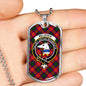Belshes Clan Tartan Military Tag Bangle - kittentee