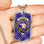 Allardice Clan Tartan Military Tag Bangle - kittentee