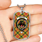 Baxter Modern Clan Tartan Military Tag Bangle - kittentee