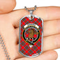 Binning Clan Tartan Military Tag Bangle - kittentee