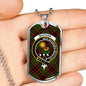 Buchan Modern Clan Tartan Military Tag Bangle