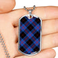 Angus Modern Clan Military Tag Bangle - kittentee