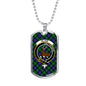 Blair Clan Tartan Military Tag Bangle - kittentee