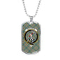 Balfour Clan Tartan Military Tag Bangle - kittentee