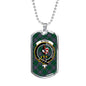 Byres Clan Tartan Military Tag Bangle