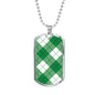 Bias Plaid Clan Military Tag Bangle - kittentee