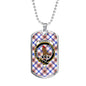 Boswell Modern Clan Tartan Military Tag Bangle