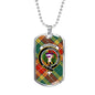 Buchanan Old Sett Clan Tartan Military Tag Bangle