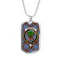 Anderson Modern Clan Tartan Military Tag Bangle - kittentee